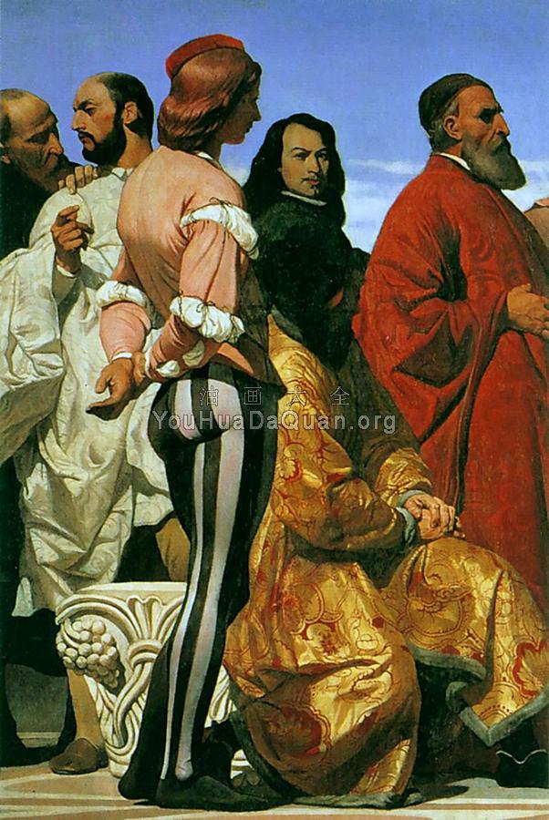 Hemicycle of the Ecole des Beaux-Arts detail - 保罗·德拉罗什